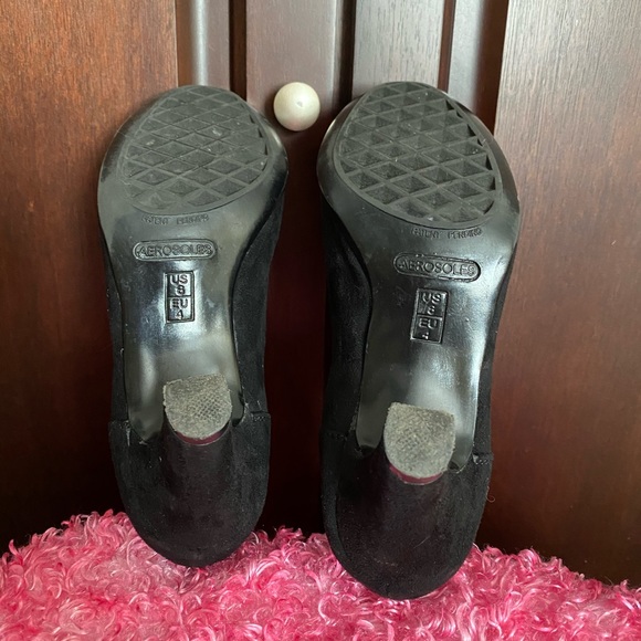 Aerosoles Moonrise Black ankle boots heels size 6M - Picture 9 of 13